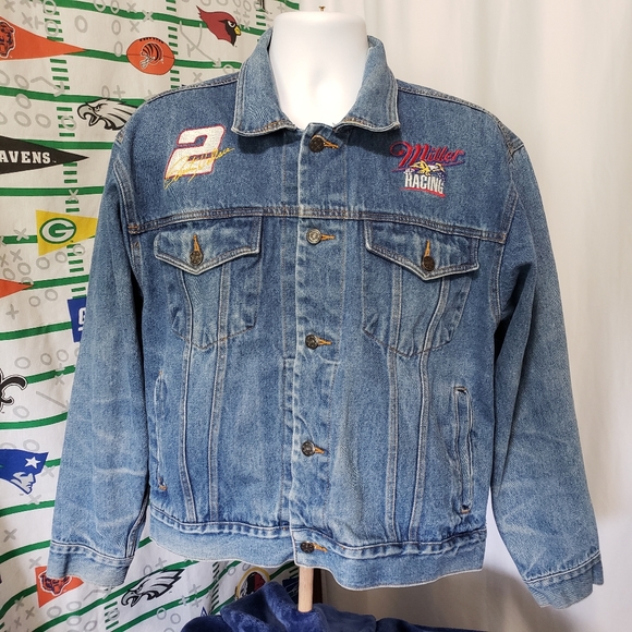 Interstate 80 Other - NASCAR Denim Jacket Rusty Wallace Interstate 80 M